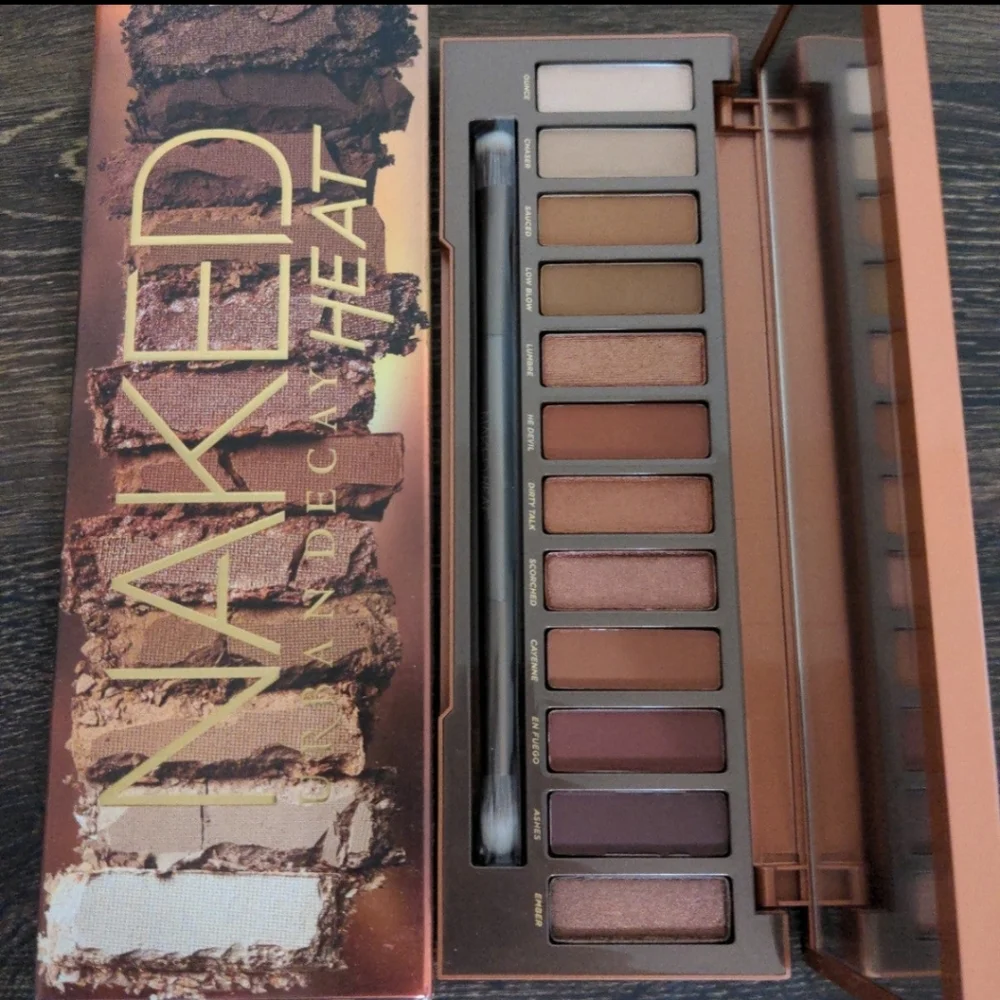 SOLD NEW Urban Decay Naked Palette 7 Piece Bundle Heat Primer Potion All Nighter - Picture 3 of 13